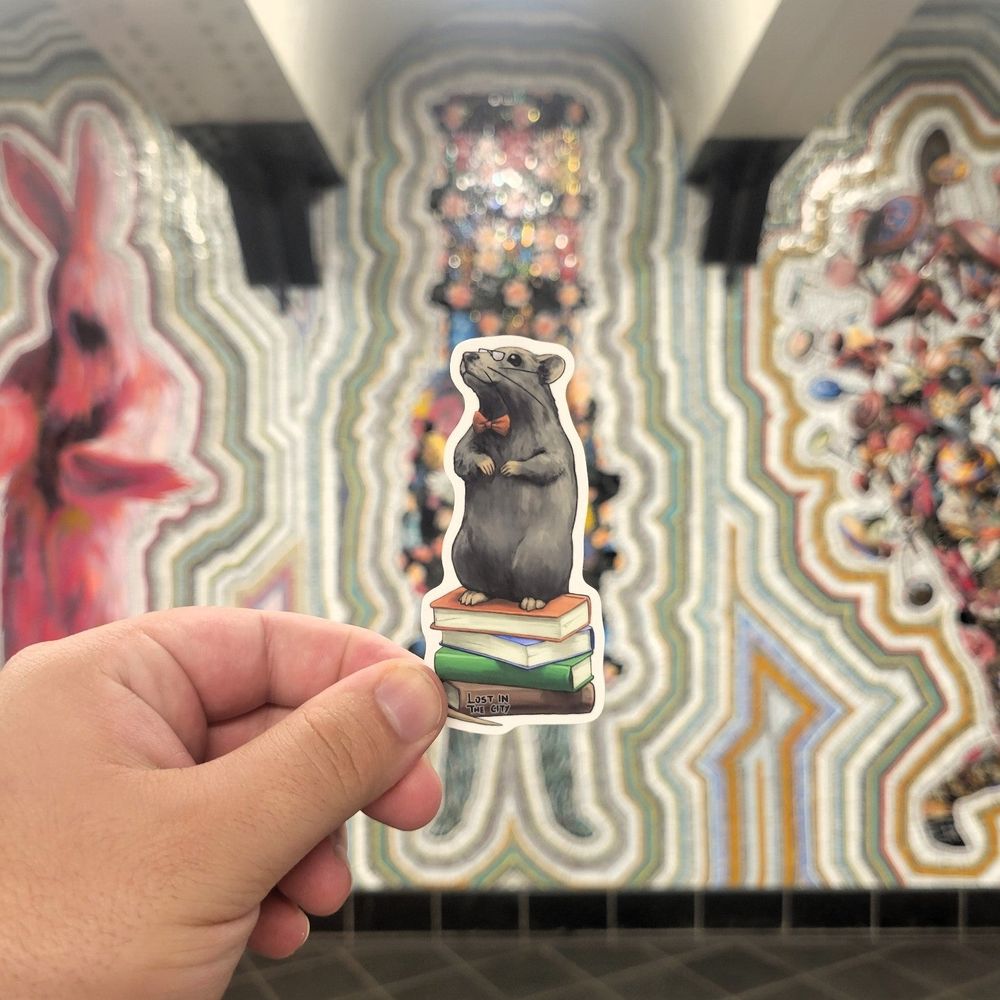 Library Rat Sticker