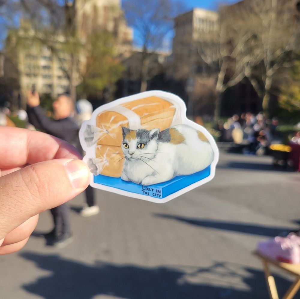 Loaf Cat Sticker