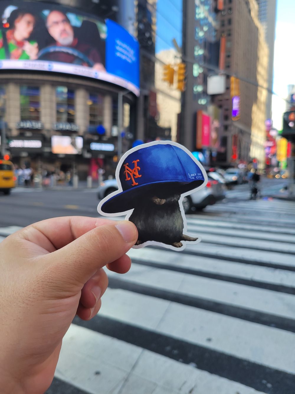Mets Hat Rat Sticker