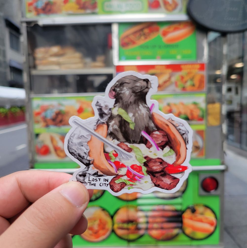 Gyro Rat Sticker
