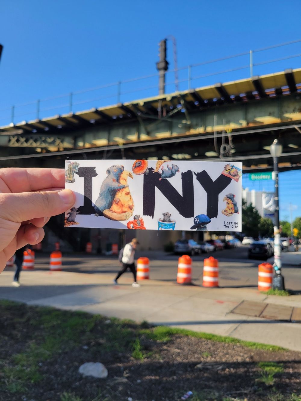 City Rat Bumper Sticker