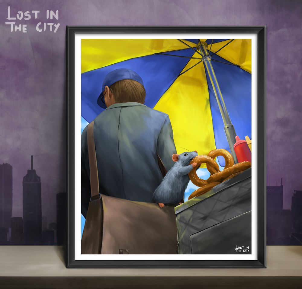 Pretzel Cart Rat | Lost in the City