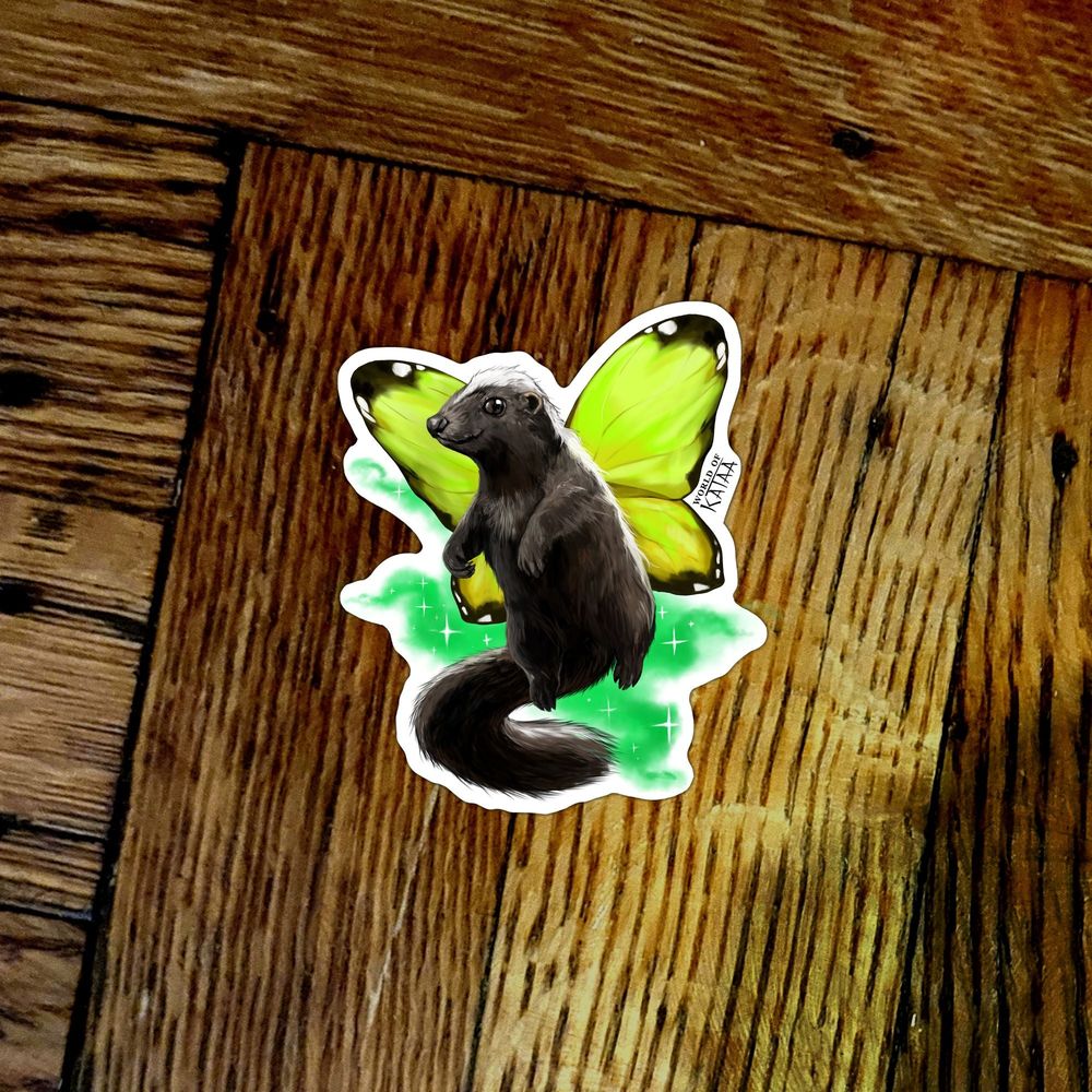 Fairy Skunk Sticker