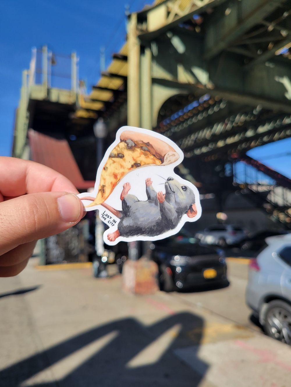 Pizza Rat 3 Sticker