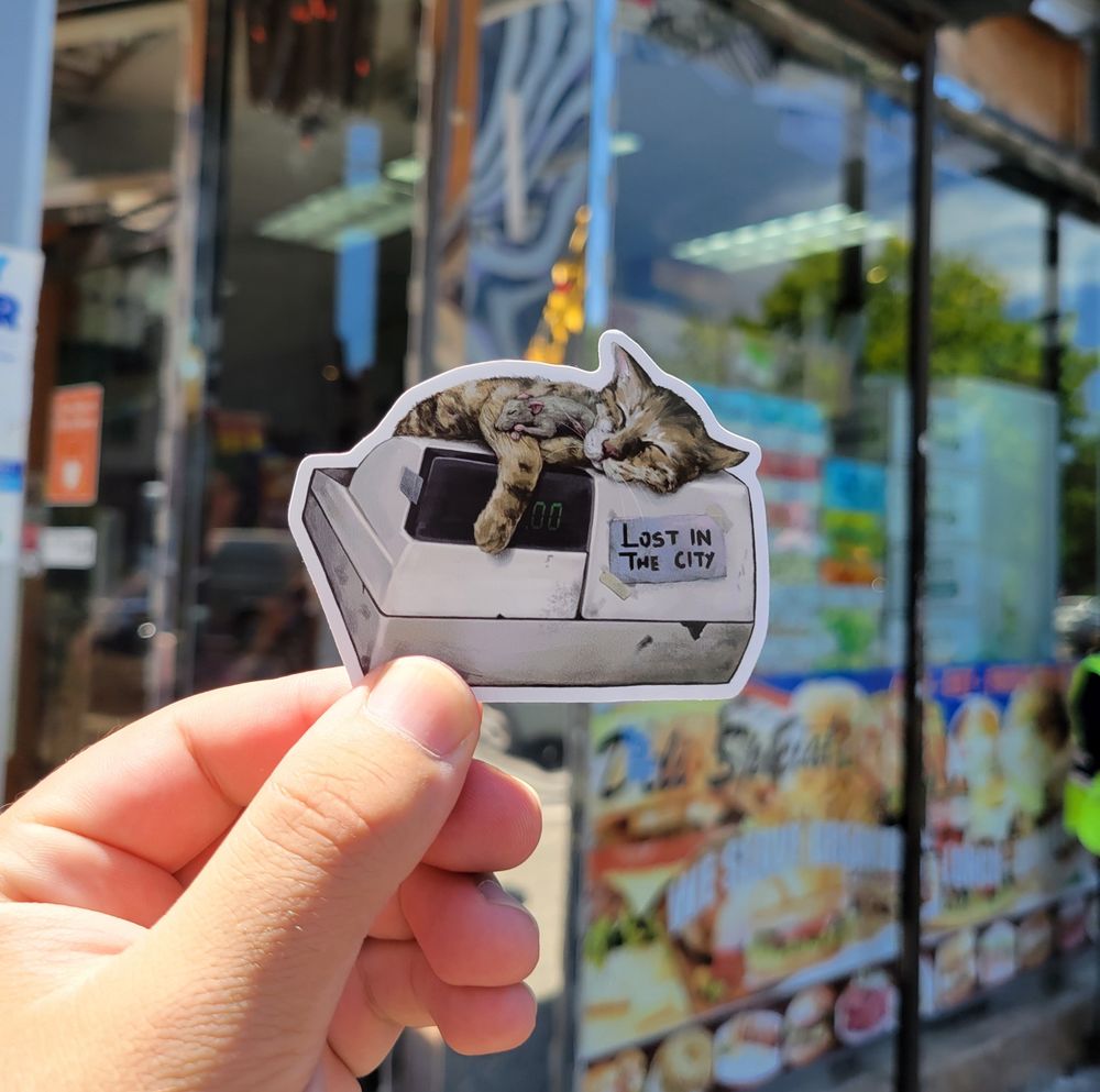 Bodega Cat and Rat Sticker